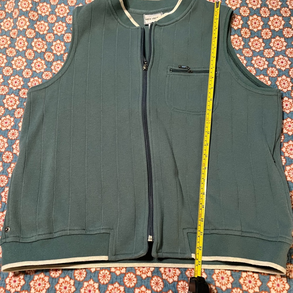 Teal Sleeveless Jersey Vest